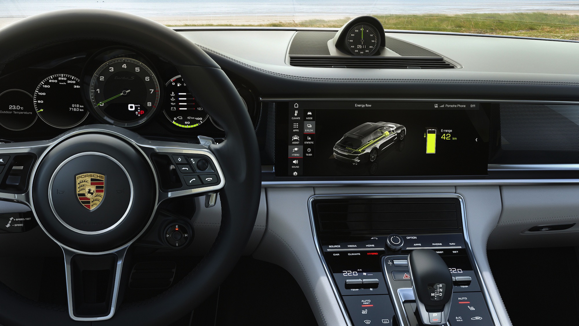 Porsche lansează un nou model hibrid: cum arată Panamera Turbo S E-Hybrid Sport Turismo - FOTO