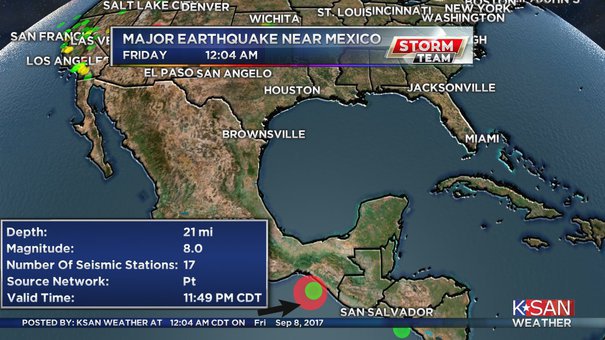 CUTREMUR cu magnitudinea 8,1 în largul coastelor Mexicului. Alertă de tsunami menținută pentru șapte state/ Cel puțin cinci persoane au murit
