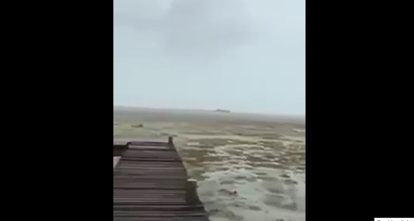 A dispărut oceanul! Fenomenul rar produs de forța uraganului Irma. Explicațiile specialiștilor. VIDEO