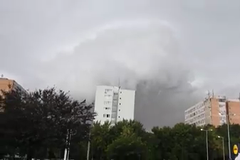 Fenomenul instantaneu care provocat furtuna devastatoare de la Timișoara. Director ANM: „Poate fi denumit un mezociclon”. VIDEO