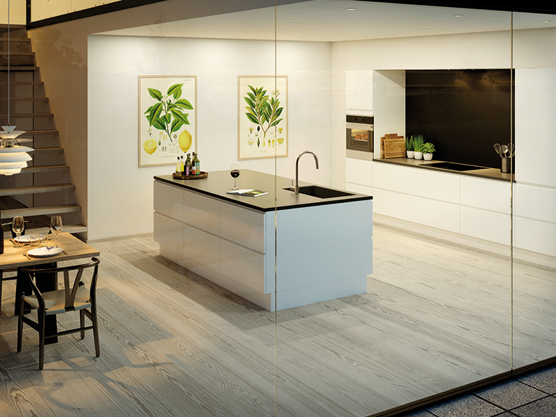 Concepte scandinave pentru băi și bucătării