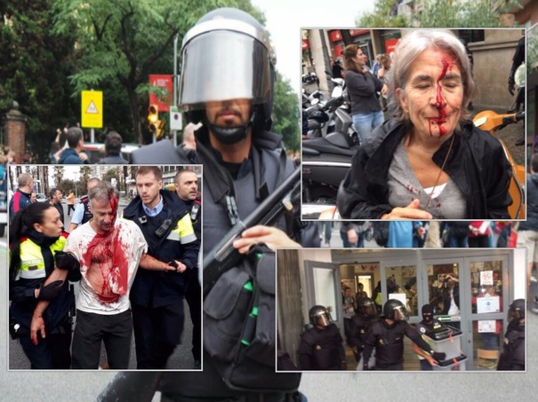REFERENDUM în Catalonia: Milioane de oameni, chemați să decidă independența/ CONFRUNTĂRI violente între votanți și poliția spaniolă, care are ordin de a închide toate secțiile de vot