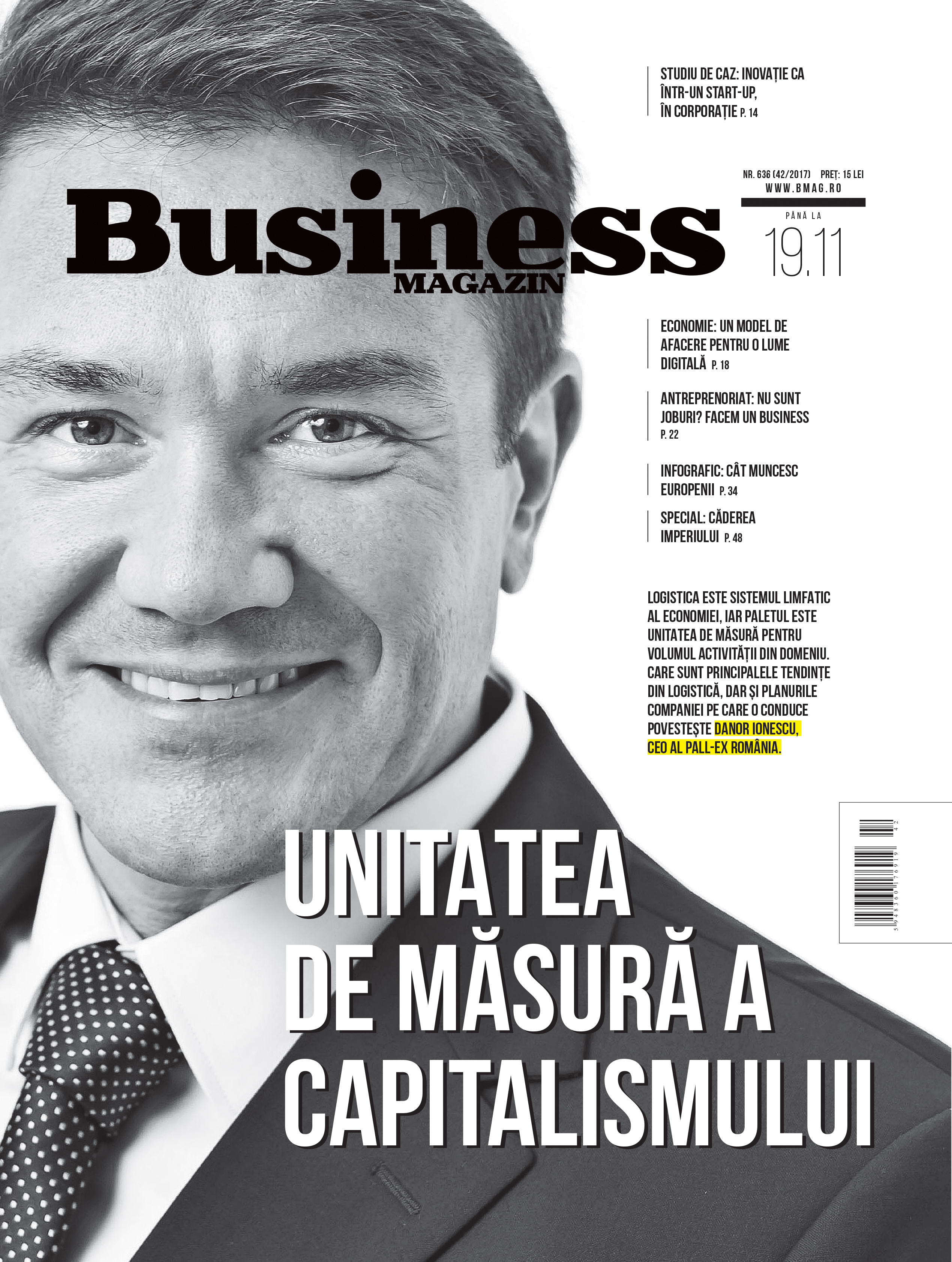 Citește în noul număr Business Magazin din 13 noiembrie 2017 - VIDEO
