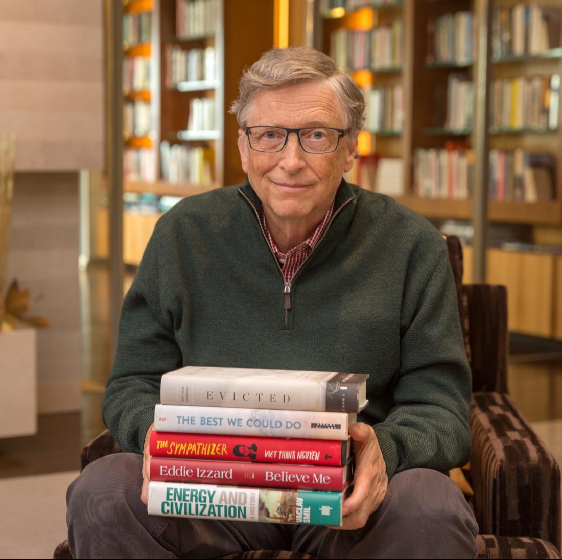 Cele mai bune cărți pe care Bill Gates le-a citit în 2017
