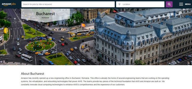 Amazon a lansat oficial recrutările la București și vrea să atragă peste 1300 de angajați