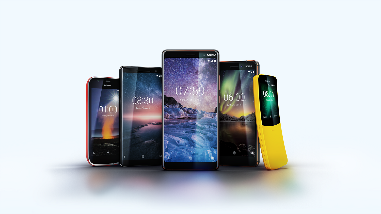 Nokia anunță relansarea unei legende: Nokia 8110 în 4G.  Compania anunță alte 4 noi modele