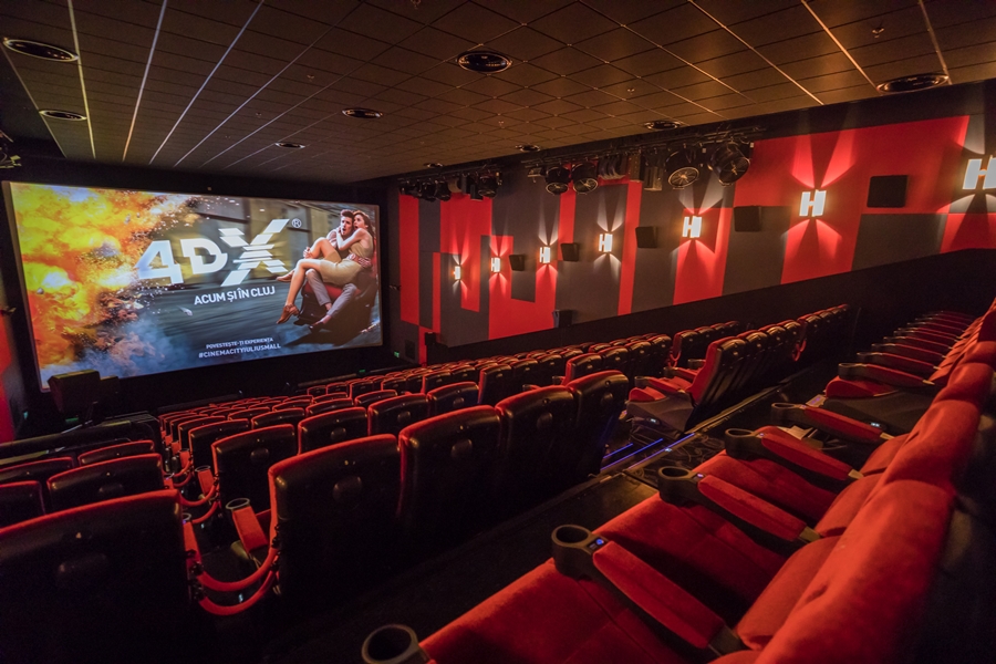 Cinema City a deschis la Cluj cea de-a 5-a sală 4DX din România