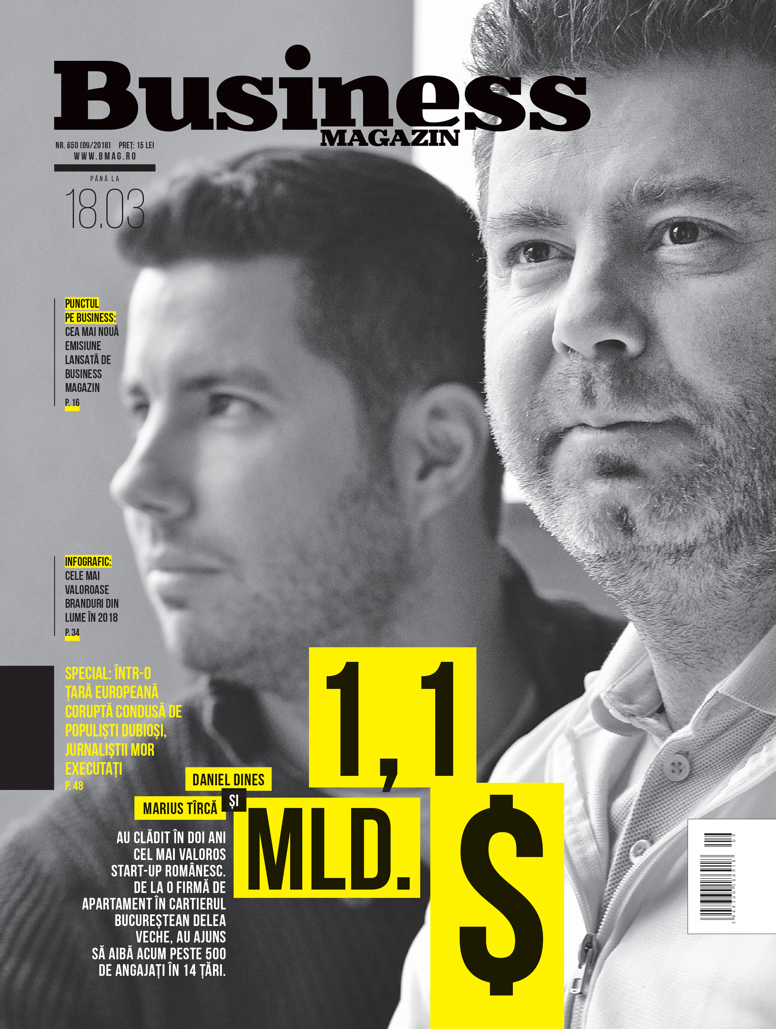 Citește în noul număr Business Magazin din 12 martie 2018