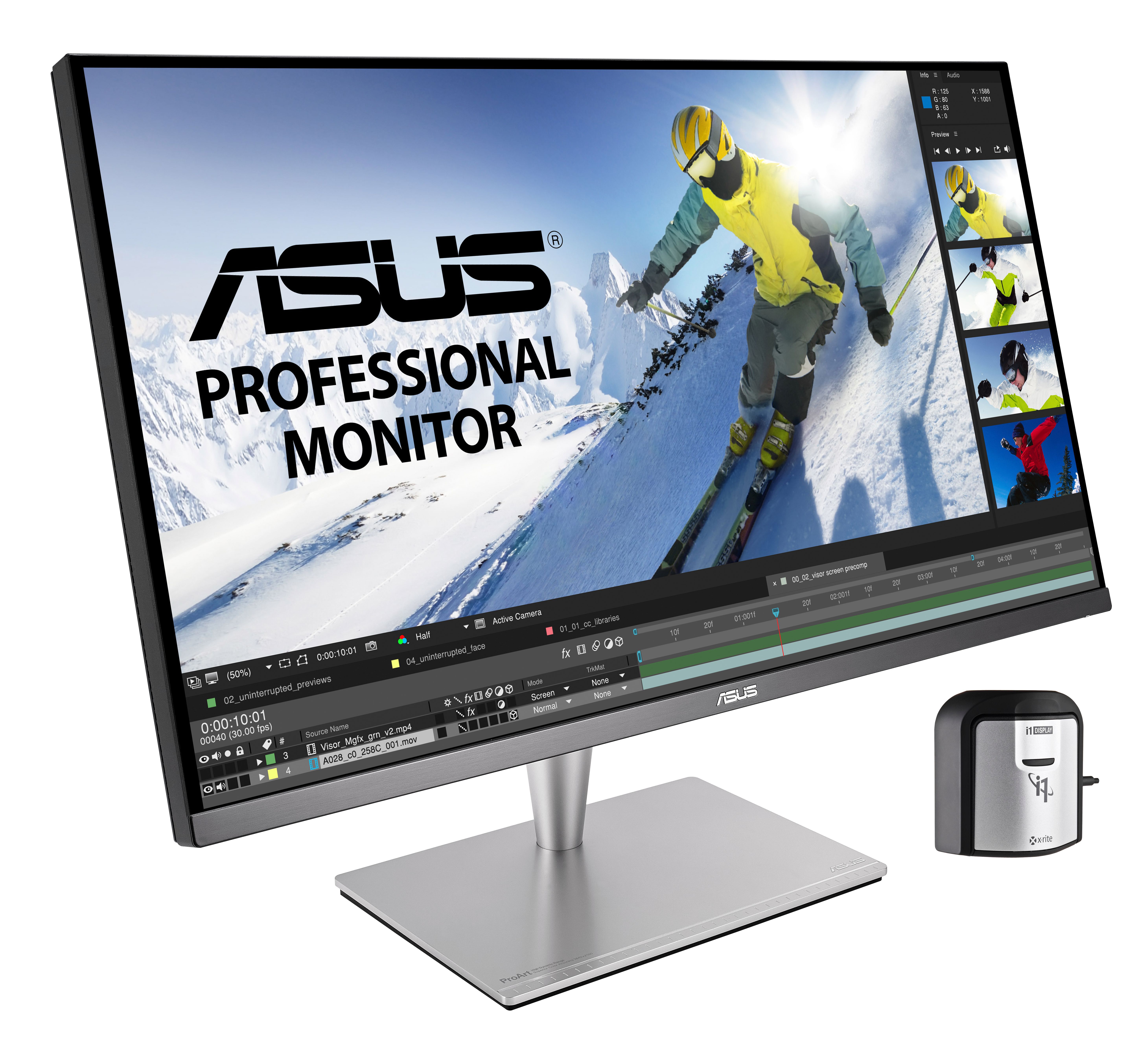 ASUS lansează în România un monitor de 32 inchi 4K UHD, dedicat editării foto-video