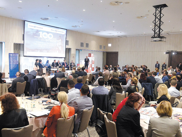 „România 100 ani de business. Cum trecem de la idee la business. 100 de idei să creștem“. Companiile din Brașov și-ar dubla businessul dacă ar exista autostradă.
