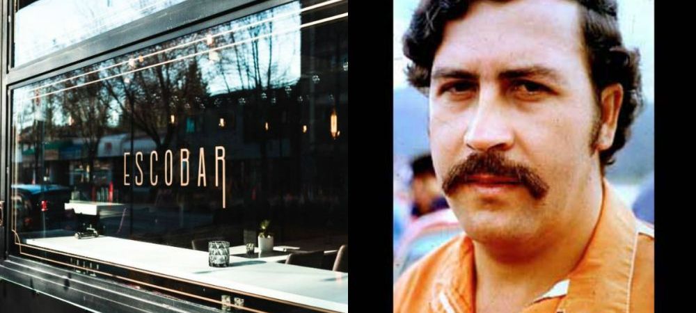 Ce se intâmplă când deschizi un restaurant cu numele Escobar."Băuturile voastre sunt făcute din lacrimile columbienilor"