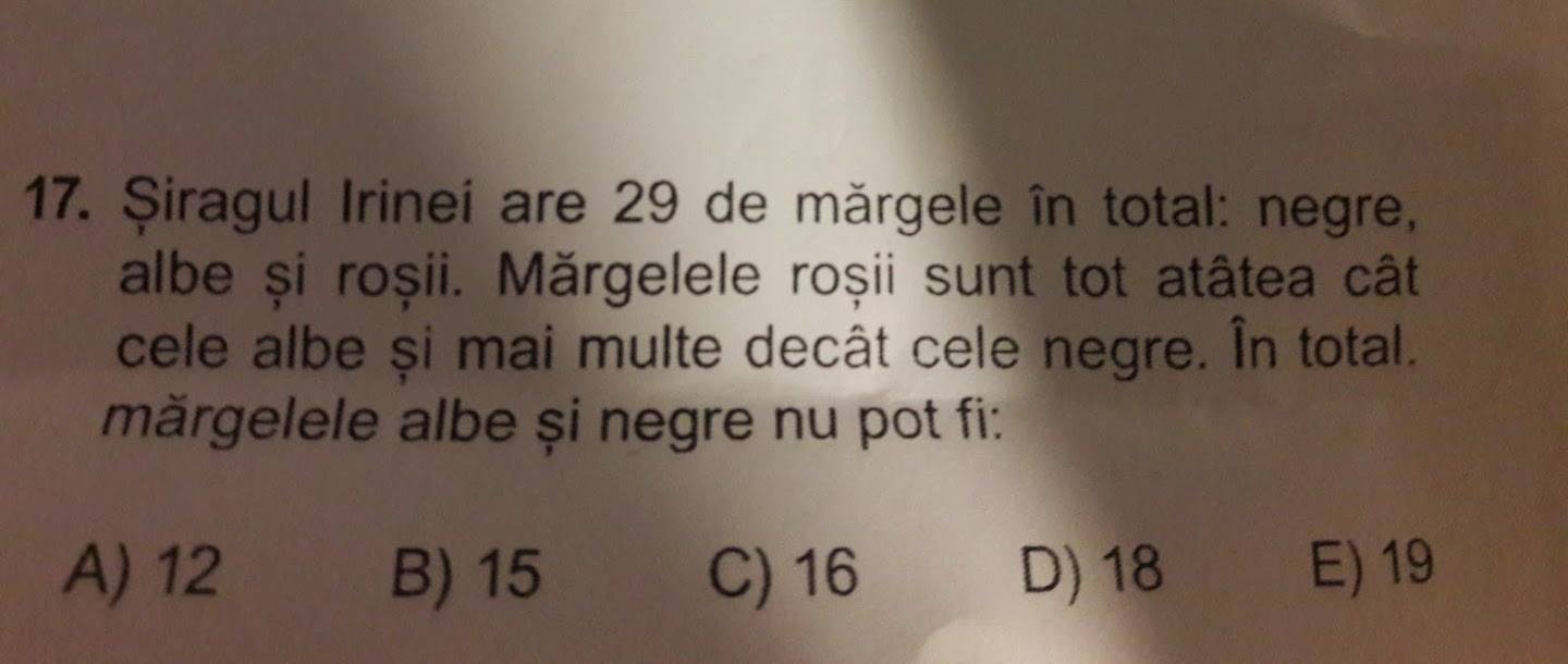RĂSPUNS: Problema de matematica de clasa a 2-a pe care 90% dintre adulți NU știu să o rezolve. Tu reușești?