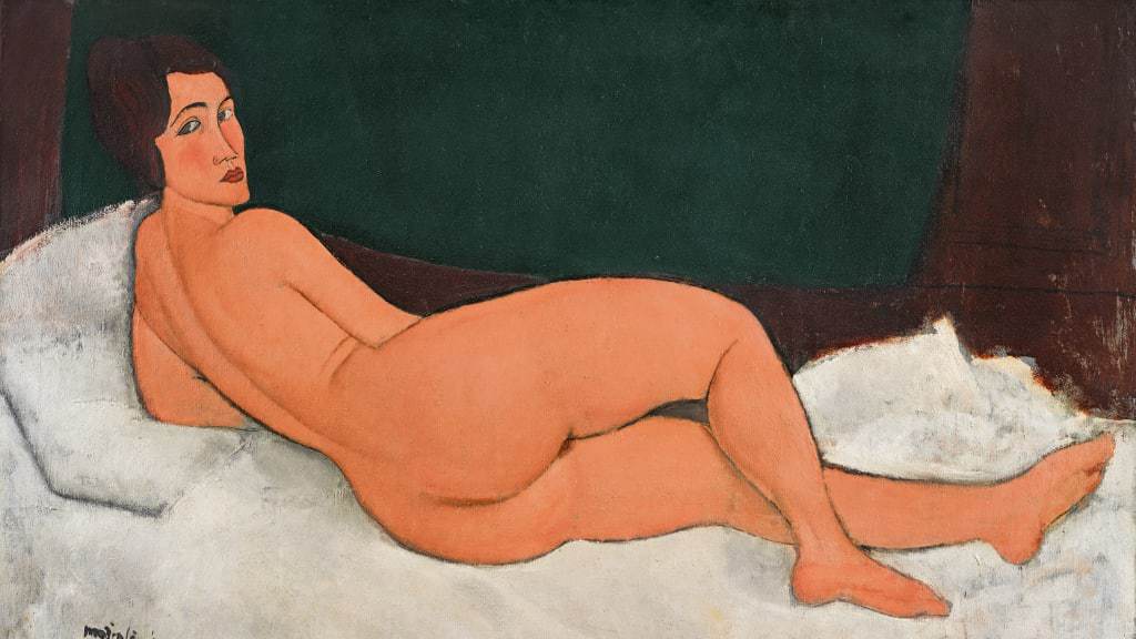 Licitație record: Sotheby`s a vândut faimosul nud realizat de Modigliani pentru 157 de milioane de dolari. Prima dată când controversata operă a fost expusă, poliția a fost nevoită să închid