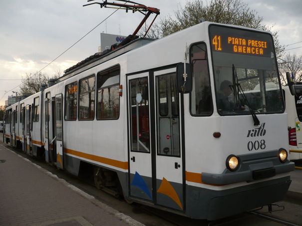 Linia tramvaiului 41, deviată în zona "Ciurel". Circulația, oprită pentru două weekenduri