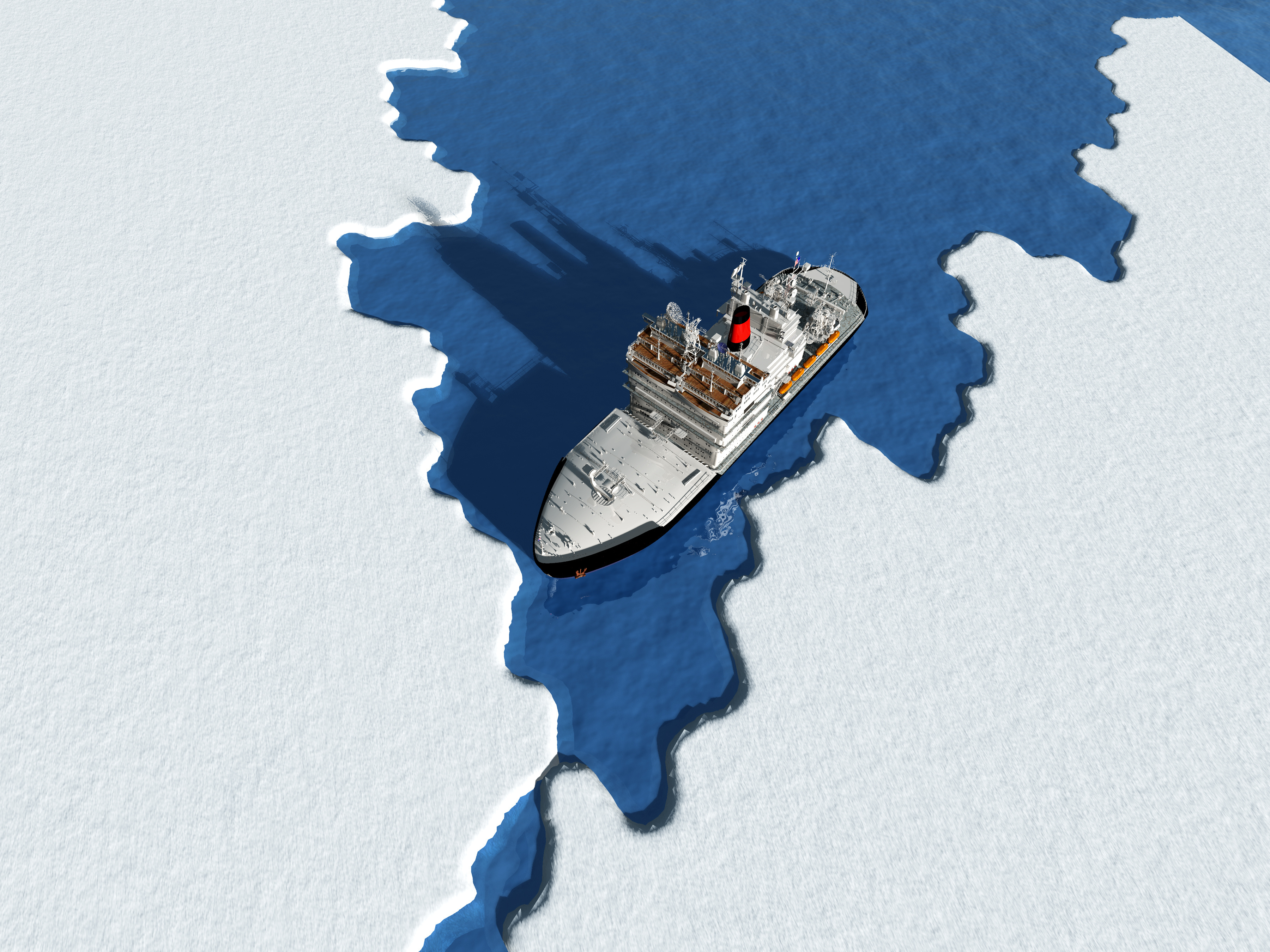 Rusia vrea să cucerească Oceanul Arctic pentru a contura noi trasee ale petrolului înspre Europa și Asia. Putin investește 320 de milioane de dolari pentru a construi cele mai mari spărgătoare
