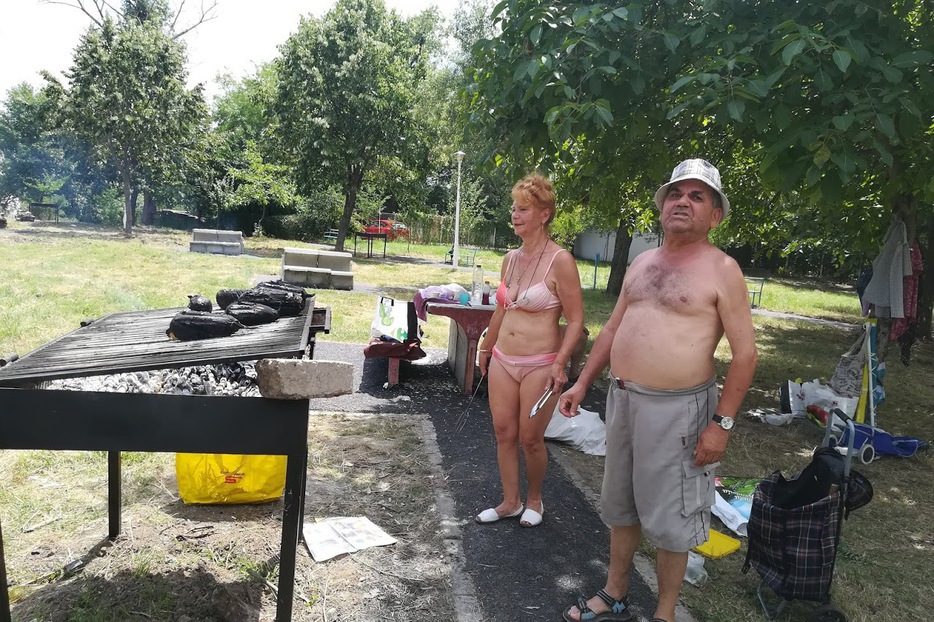 Singurul ștrand public din Galați, folosit de gospodine pentru a coace vinete