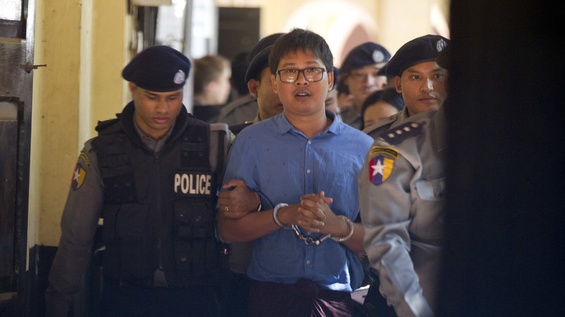 Doi jurnaliști Reuters au fost condamnați la șapte ani de închisoare în Myanmar