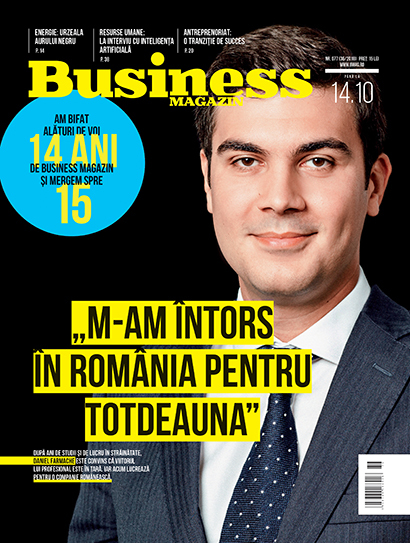 Citește în noul număr Business Magazin din 8 octombrie 2018