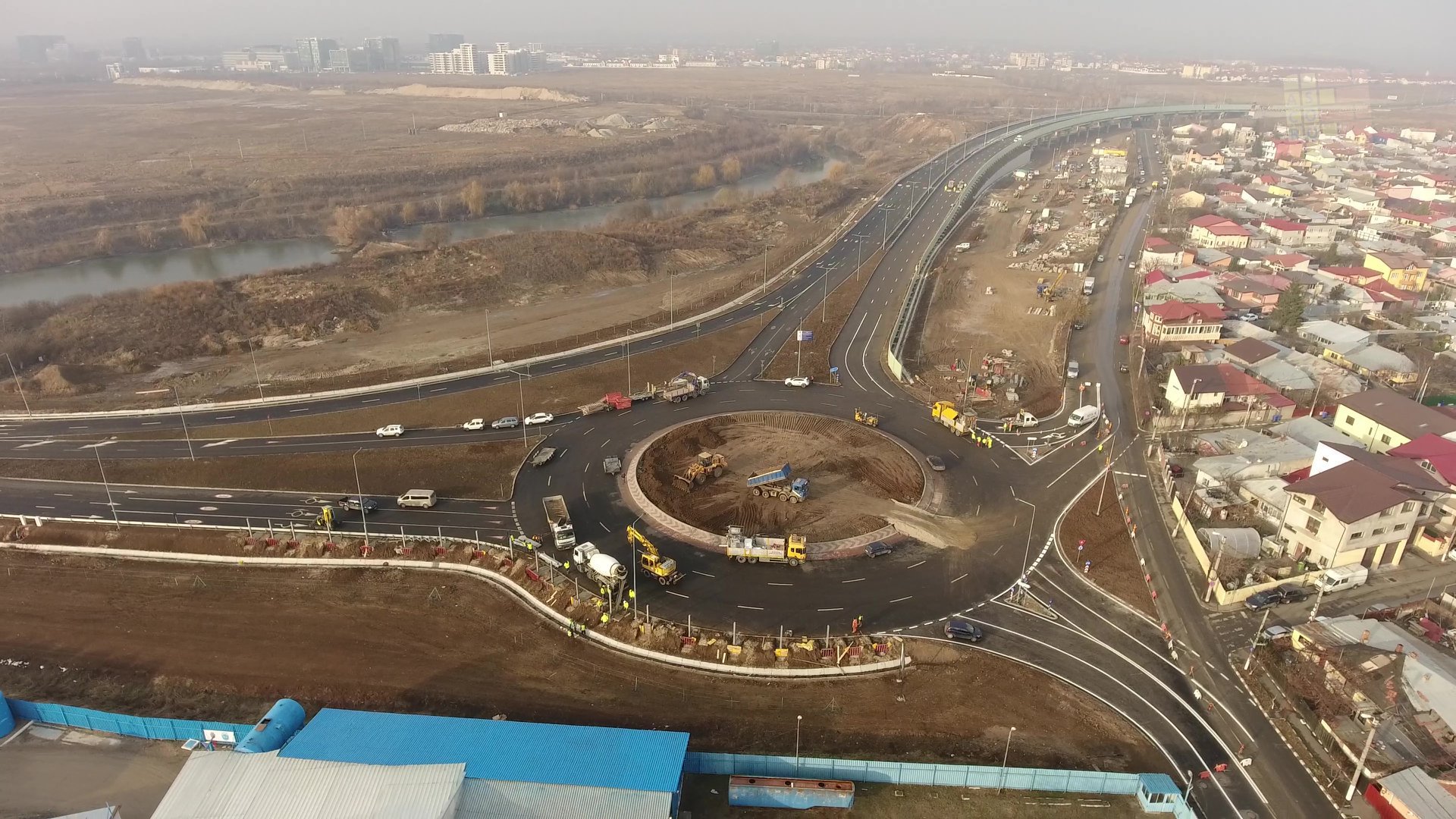 Cum arată intrarea în București a autostrăzii A3 București-Ploiești cu 3 zile înainte de inaugurare