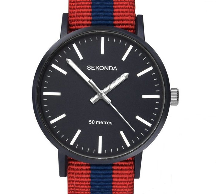Review: Ceas Sekonda casual cu curea reversibilă