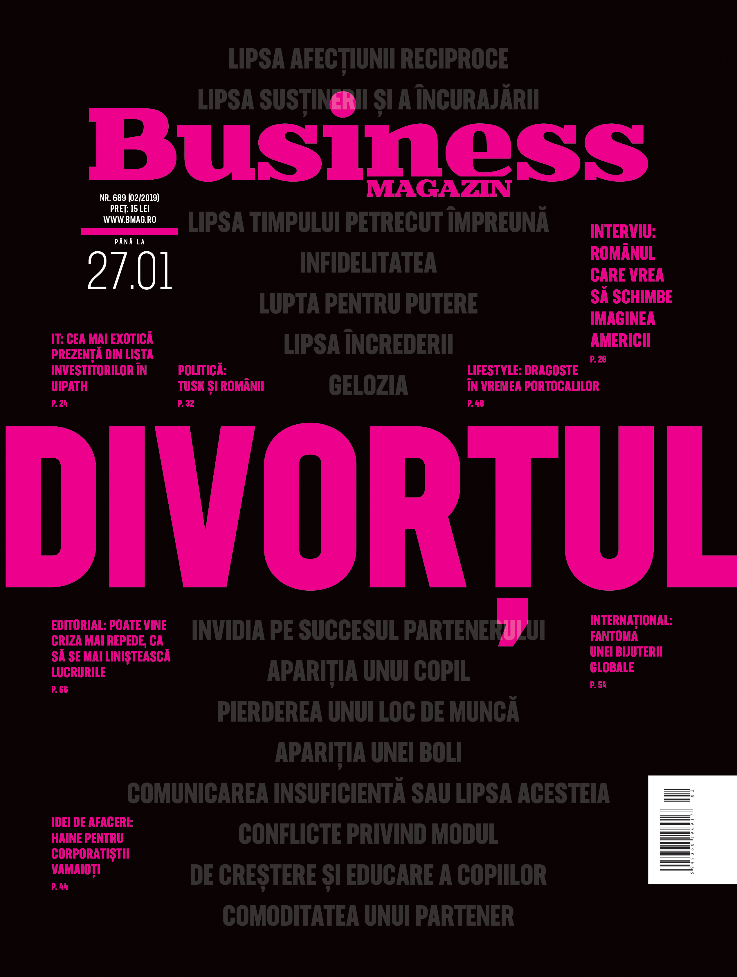 Citește în noul număr Business Magazin din 21 ianuarie 2019