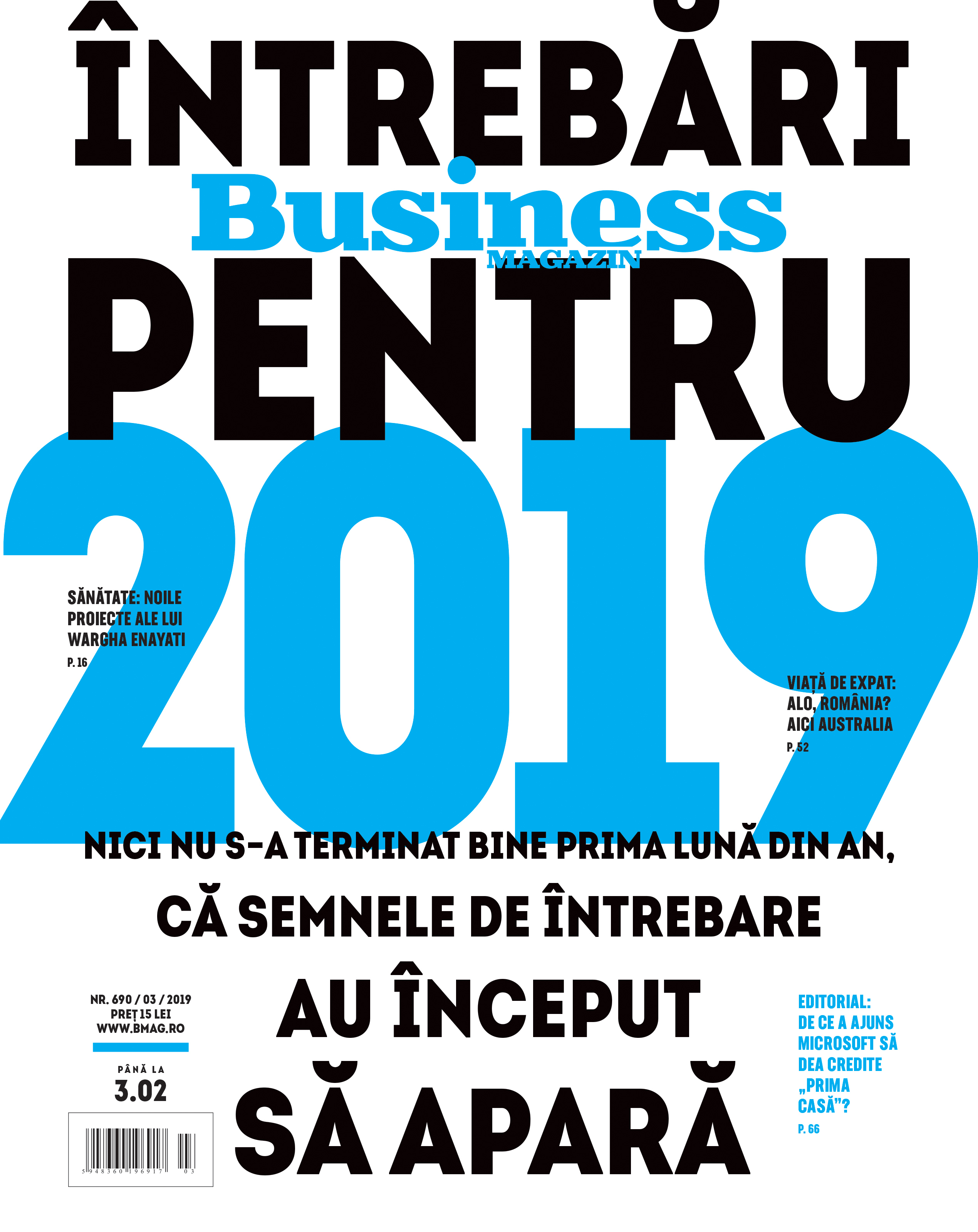 Citește în noul număr Business Magazin din 28 ianuarie 2019