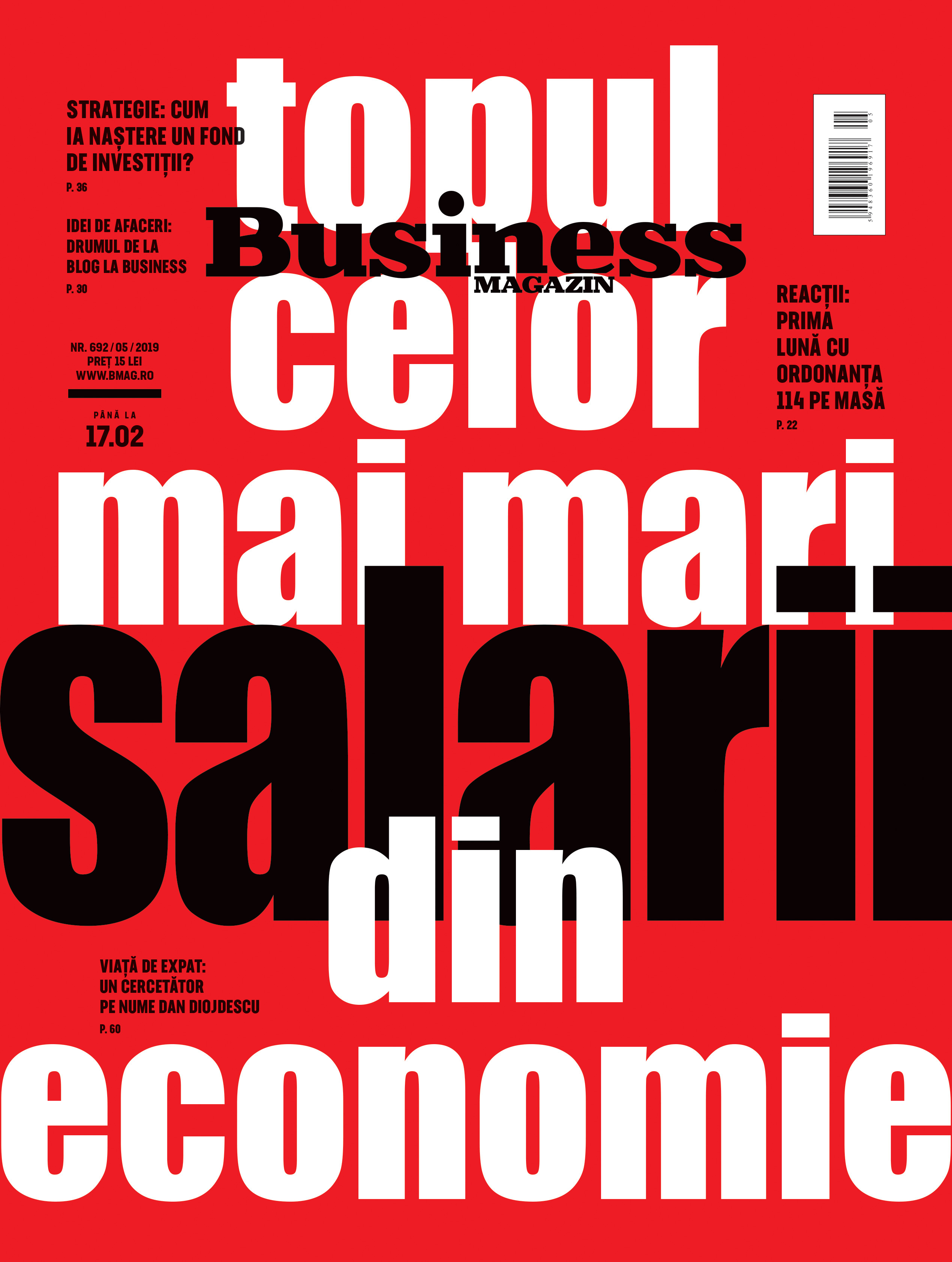 Citește în noul număr Business Magazin din 11 februarie 2019 - VIDEO