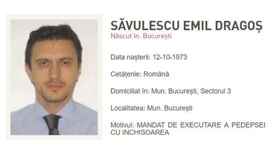 Omul de afaceri Dragoș Săvulescu, dat în urmărire internațională după condamnarea din Dosarul Retrocedărilor