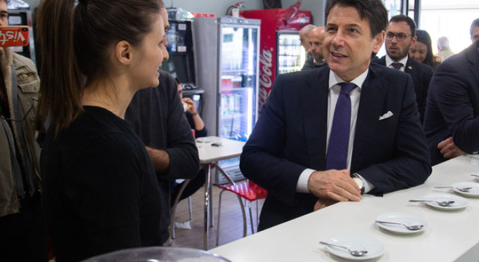 Barul româncei care a înfruntat Mafia, vizitat de premierul Italiei: ”Vreau să-i fac publicitate”
