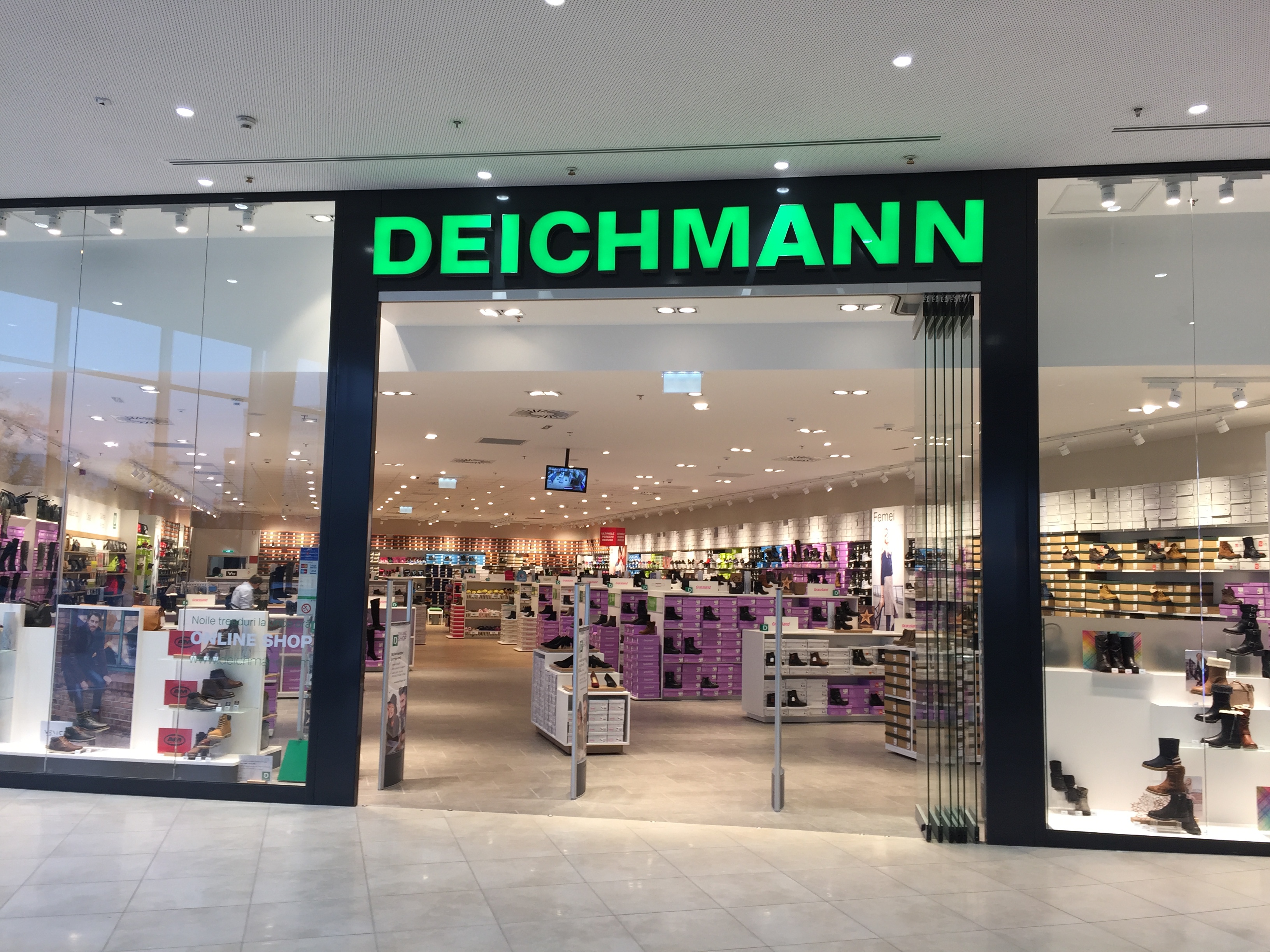 Deichmann, afaceri de peste 450 milioane lei în 2018