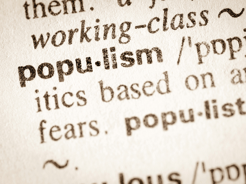 Populismul, cel mai mare pericol la adresa dezvoltării economice?