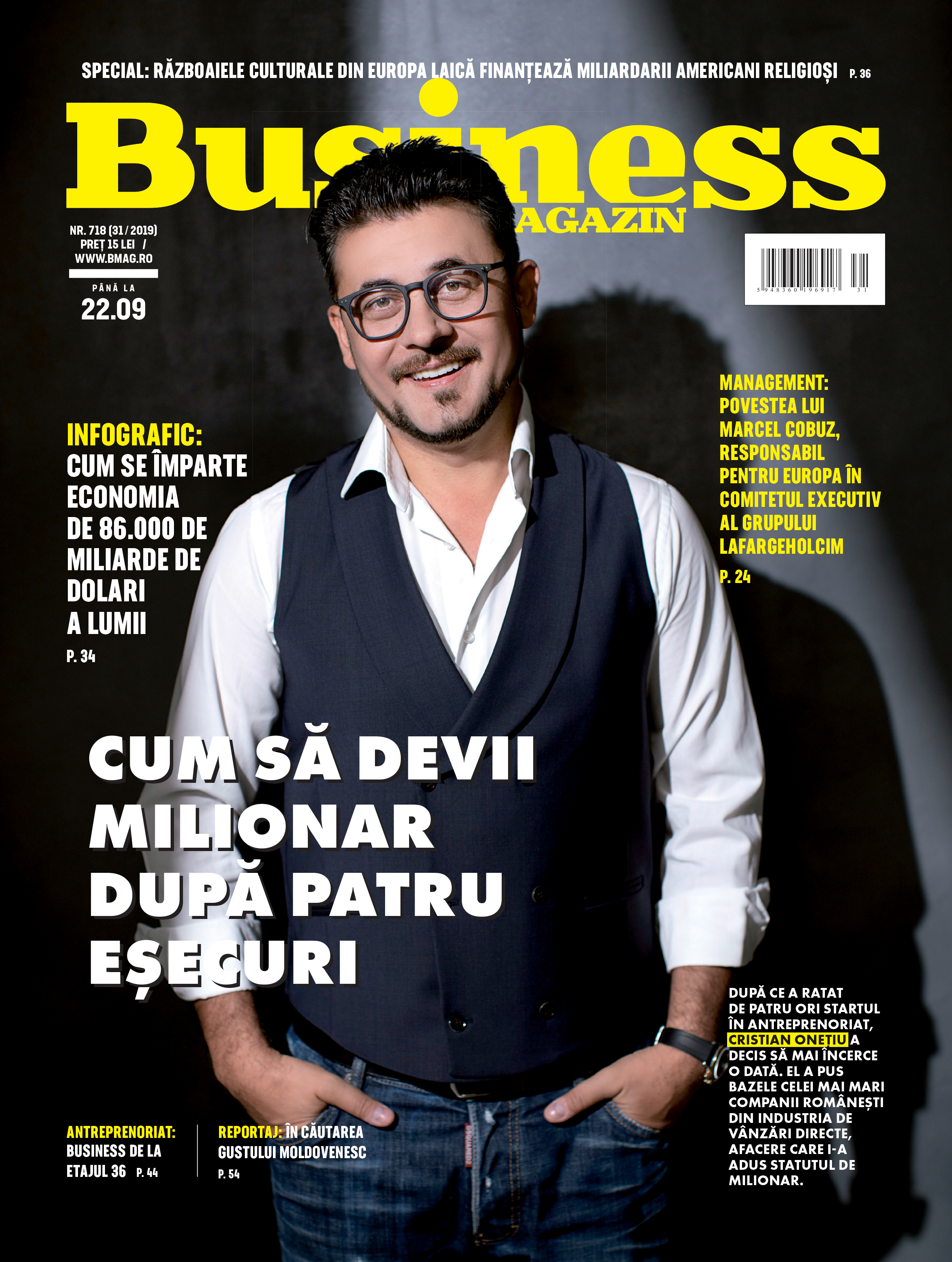 Citește în noul număr Business MAGAZIN 16 septembrie 2019