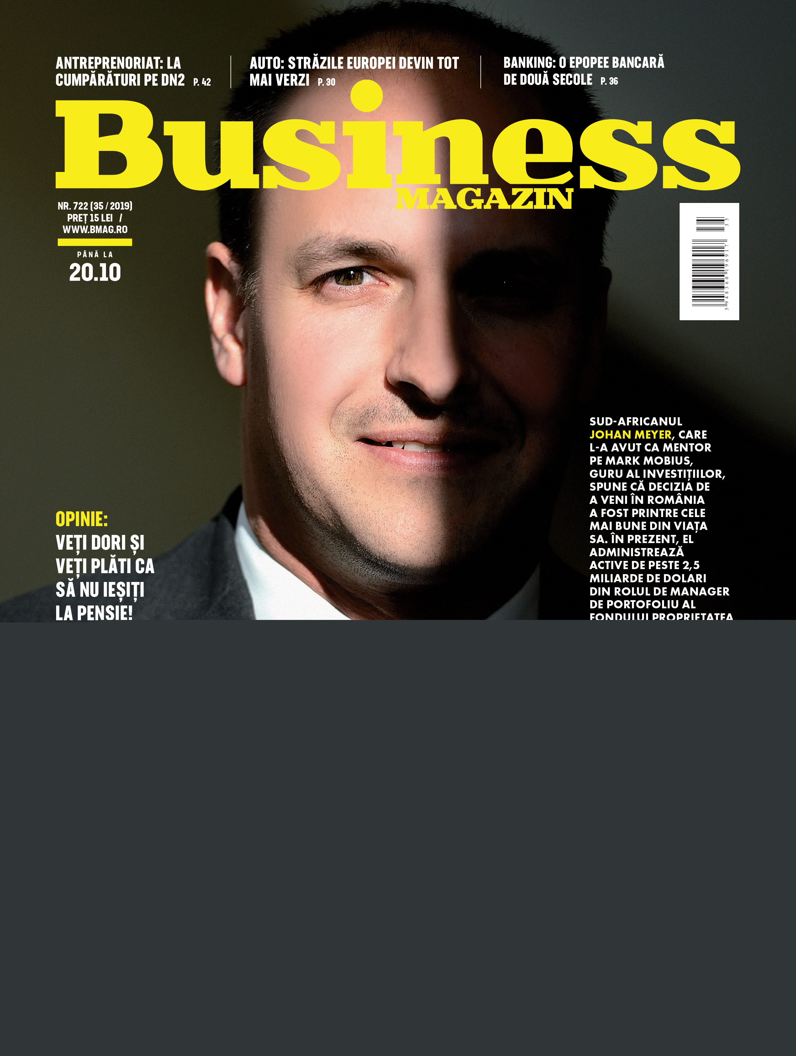 Citește în noul număr Business MAGAZIN din 14 octombrie 2019
