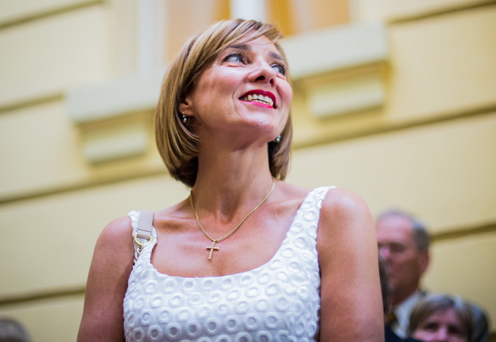 Carmen Iohannis, la urne în Sibiu: Vă invit pe toți la vot