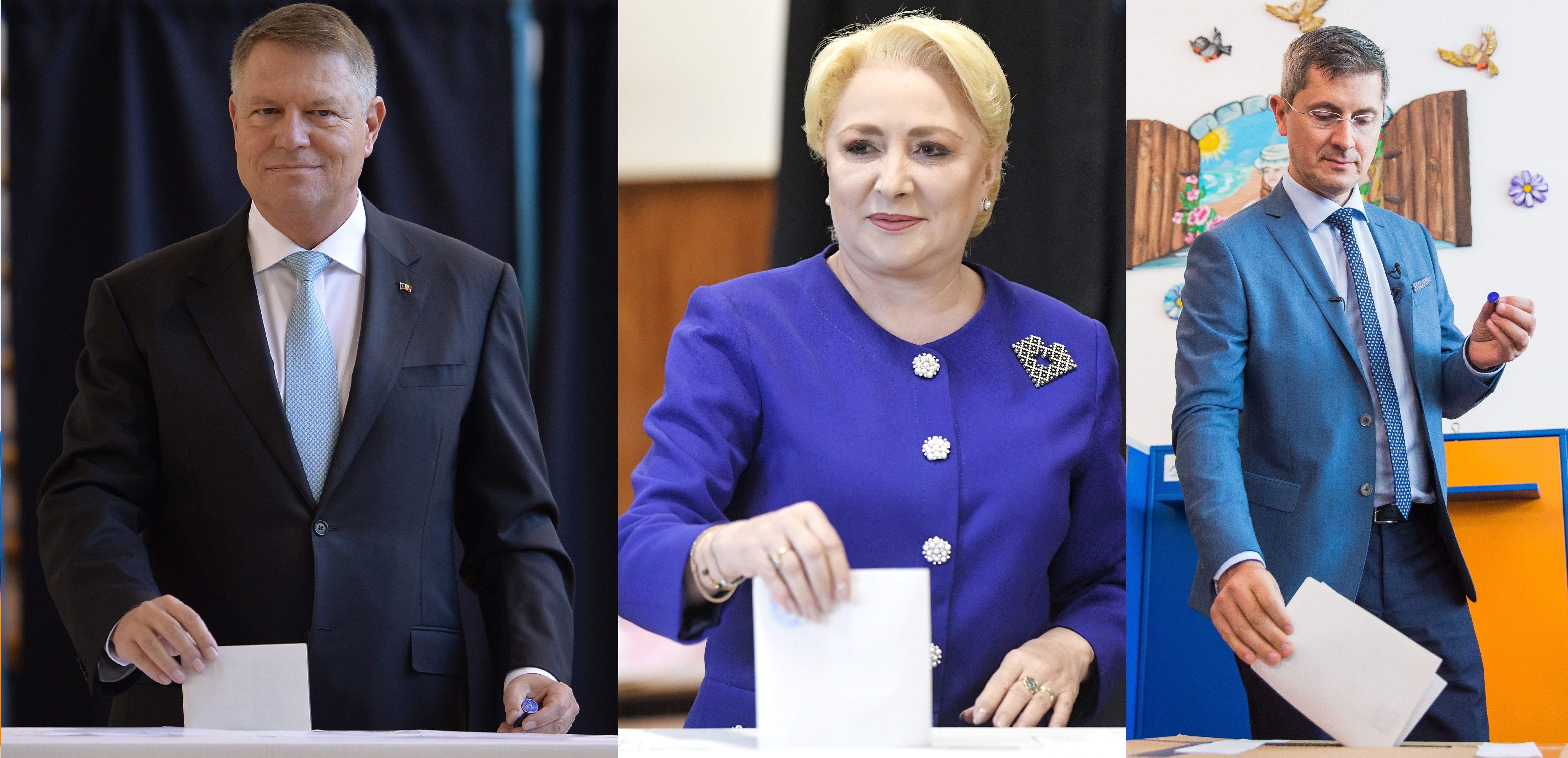 Alegeri prezidențiale 2019. Cu cine au votat românii? Primele estimări: Iohannis obține 39%, iar surpriza Viorica Dăncilă (22,5%) îi ia fața lui Dan Barna (16,4%)