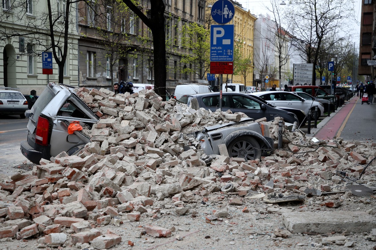 Mai multe clădiri din Croația, puternic afectate de un cutremur de 5,3 grade pe scara Richter