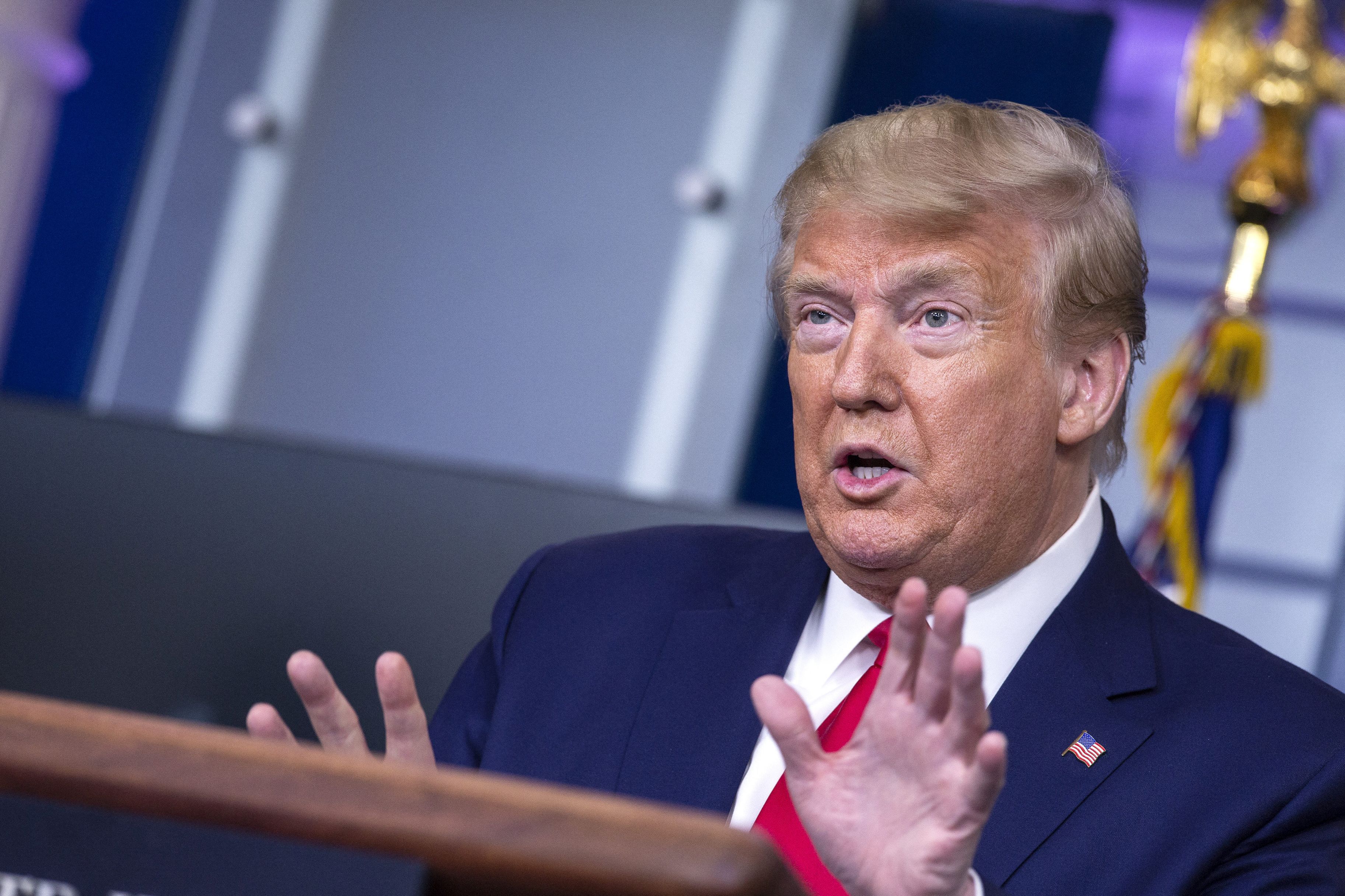 Donald Trump: O companie farmaceutică a găsit un „un medicament promițător de tratare a virusului”