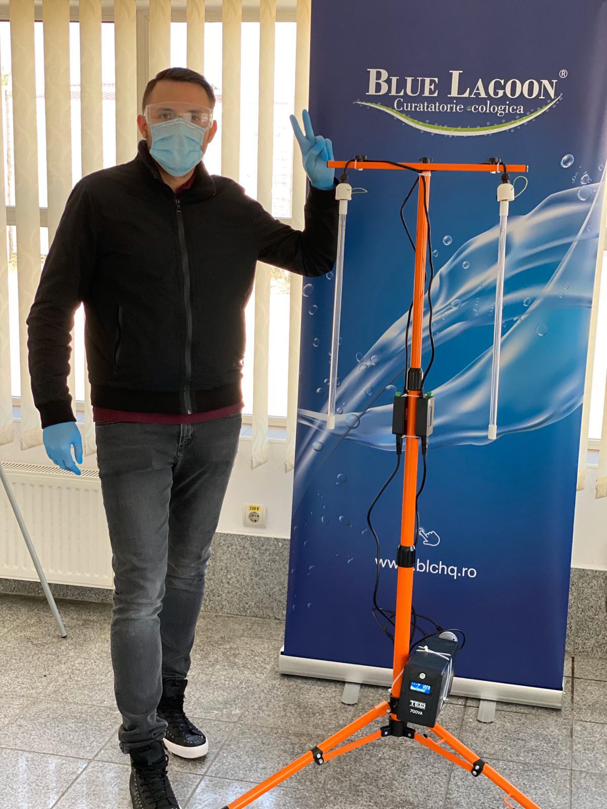 O companie din piața de servicii ecologice de curățare și dezinfectare a început producția unor kituri de lămpi UVC germicidale cu eficiență împotriva microorganismelor, inclusiv COVID-19