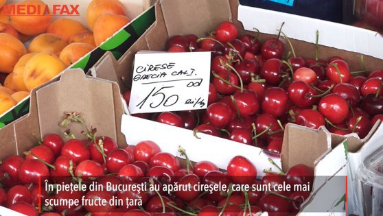 Costul REAL al cireșelor de „lux” din import: Sunt aduse în țară la 6 lei kilogramul și vândute cu 150 de lei kg
