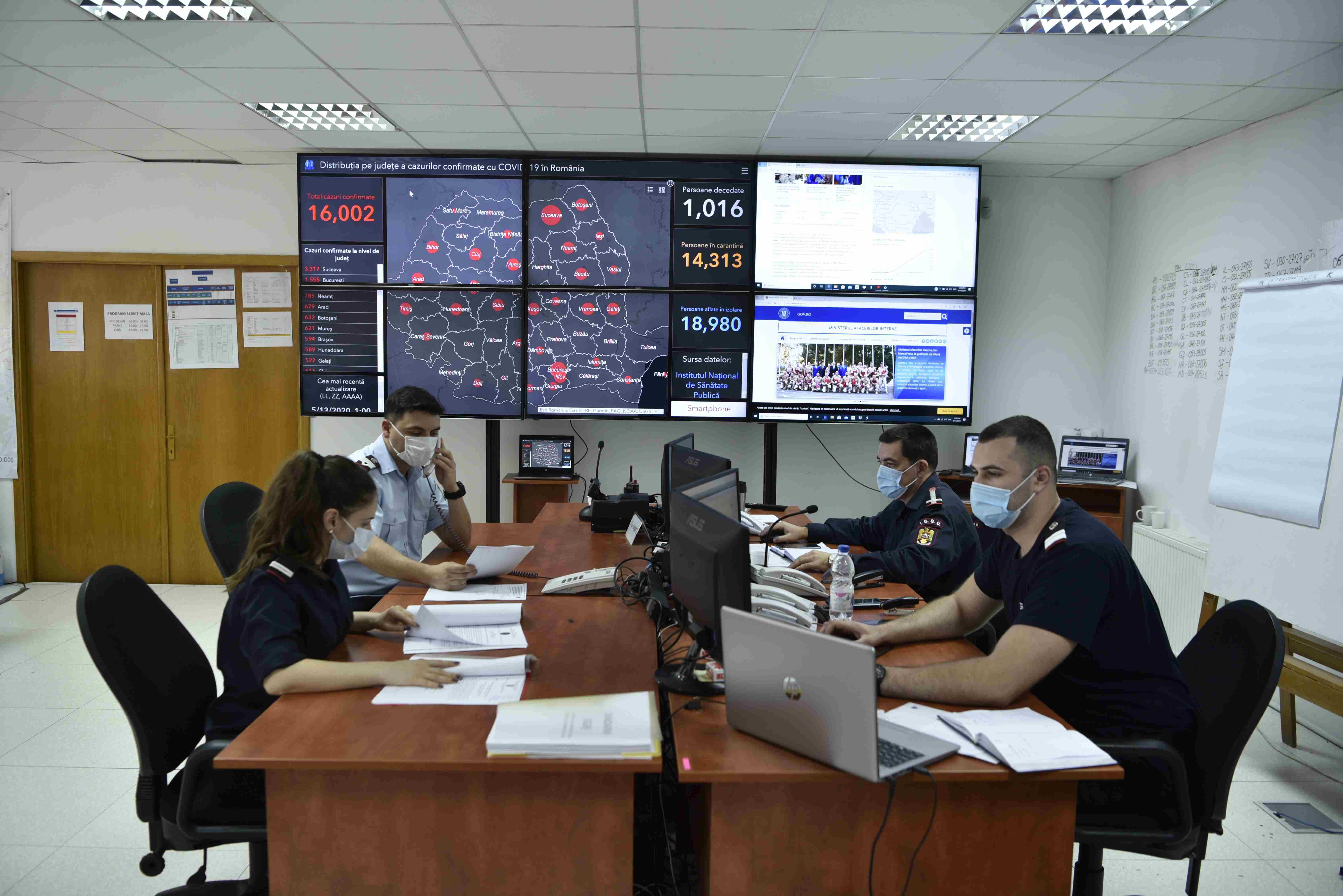 Platforma Donează pentru linia întâi a donat aparatură de peste 500.000 de lei Centrului Național de Coordonare a Intervenției, „creierul” operațiunilor în lupta împotriva virusului