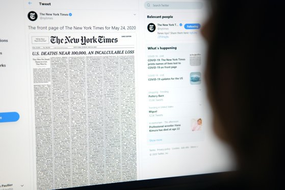 New York Times a publicat numele și o descriere a persoanelor decedate din cauza noului coronavirus: „Acestea nu sunt doar simple nume"