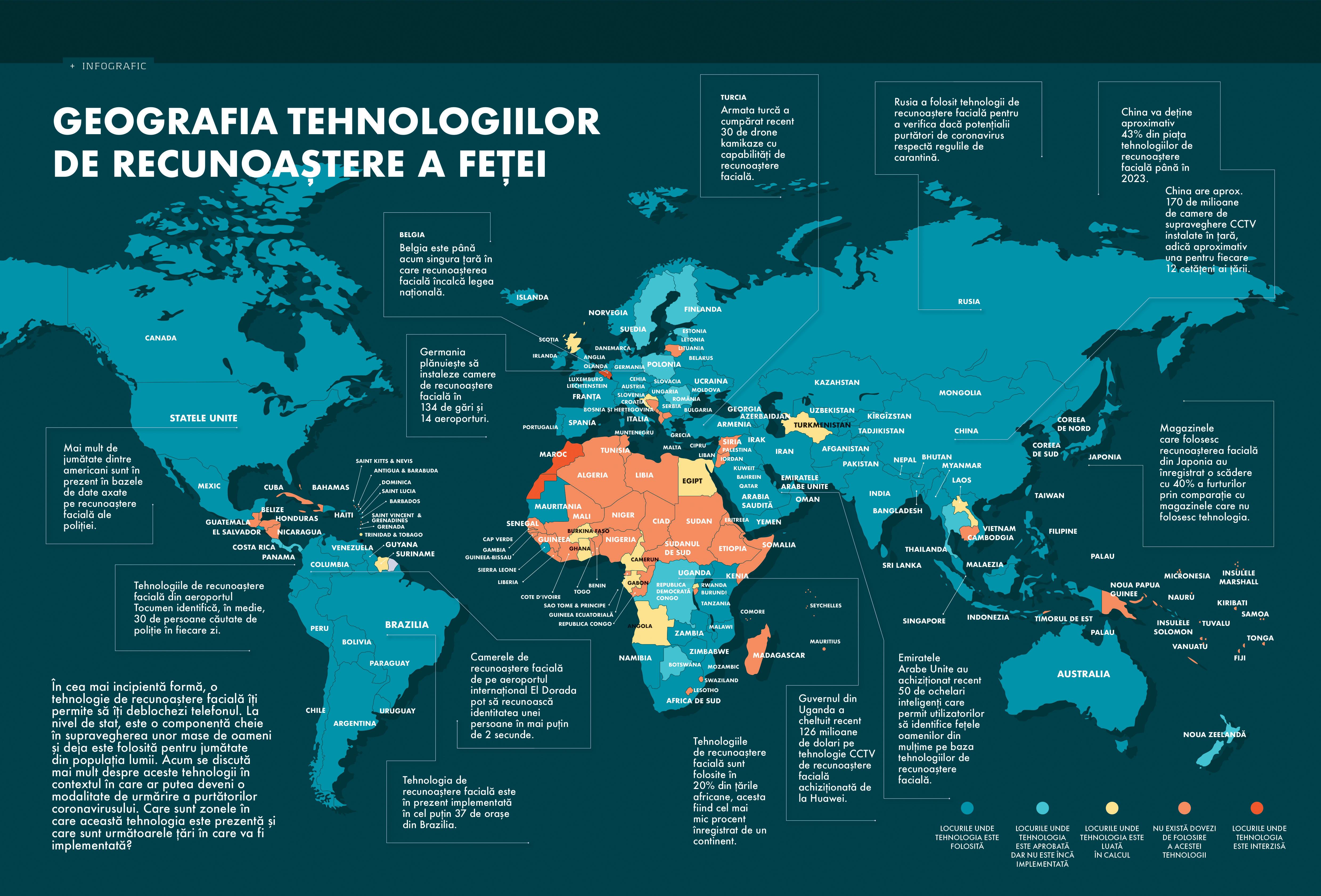 Geografia tehnologiilor de recunoaștere a feței