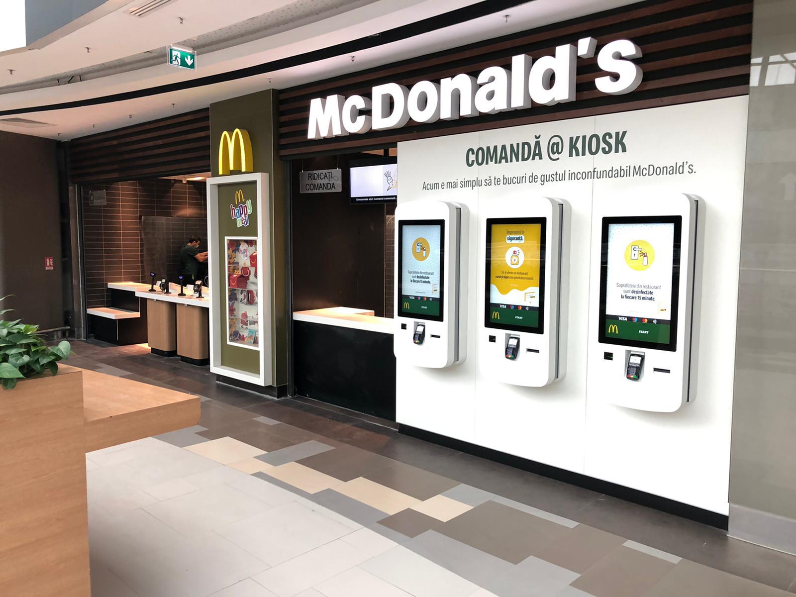 McDonald’s investește peste 100.000 de euro în digitalizarea unui restaurant din Capitală