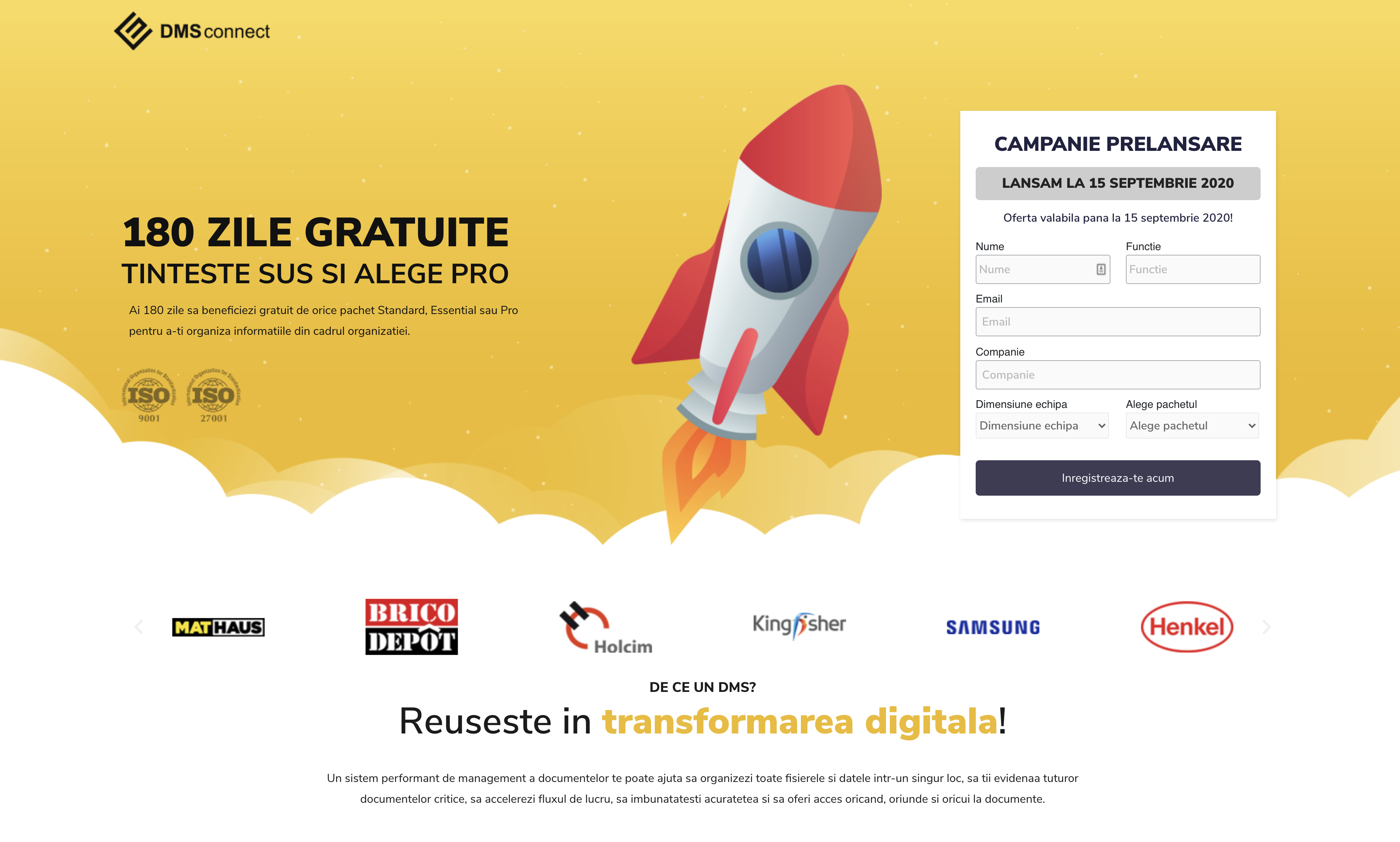 (P) Se lansează DMSconnect - pentru optimizarea fluxului de documente