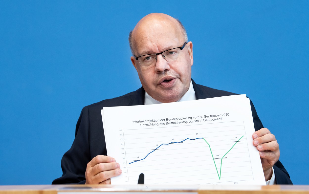 Germania își revine mai repede. Peter Altmaier, ministrul Economiei: „Până acum vedem o evoluție în V”