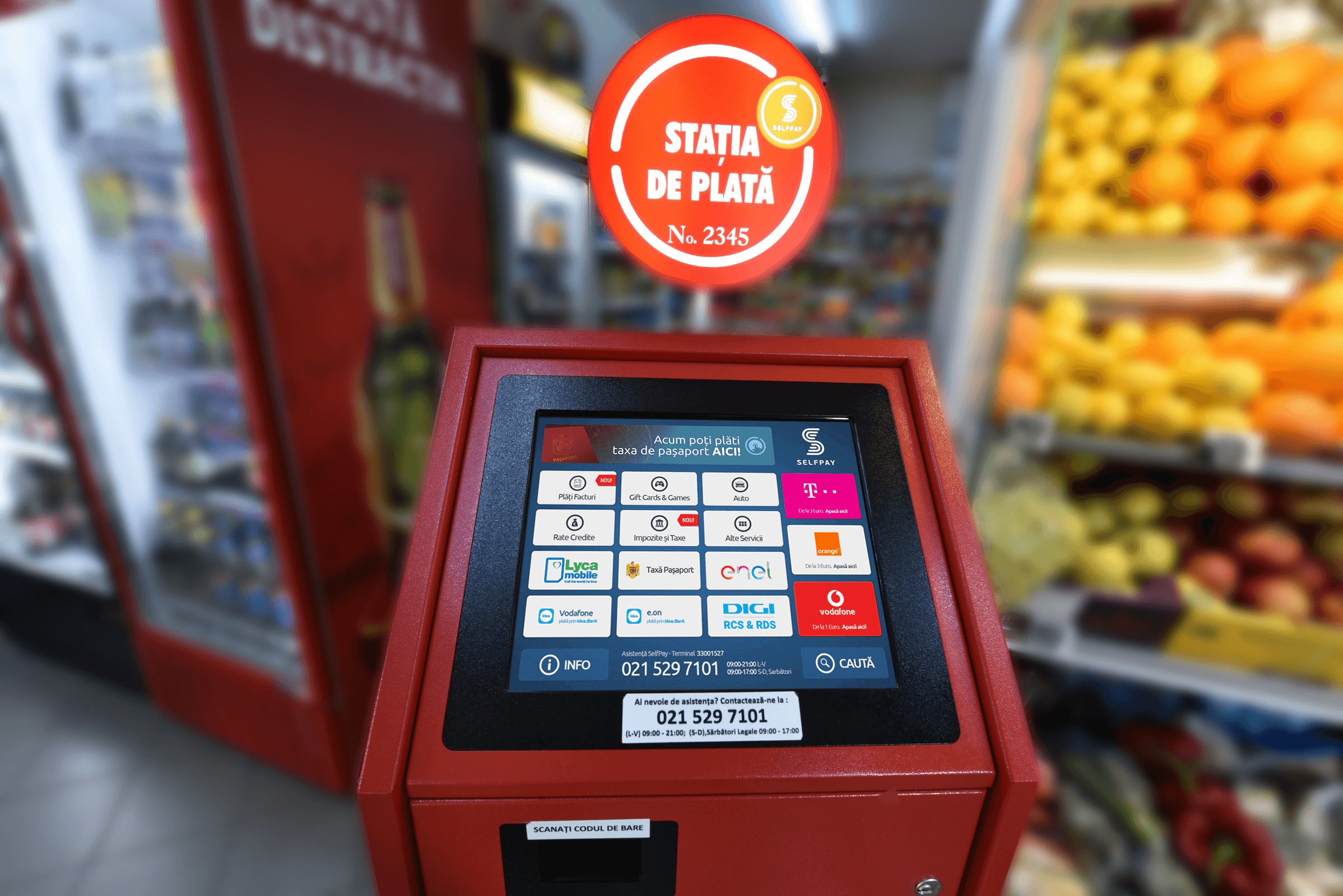 Un serviciu lansat de o rețea de plată tip self-service va permite achitarea taxei de pașaport în peste 5.000 de stații la nivel național