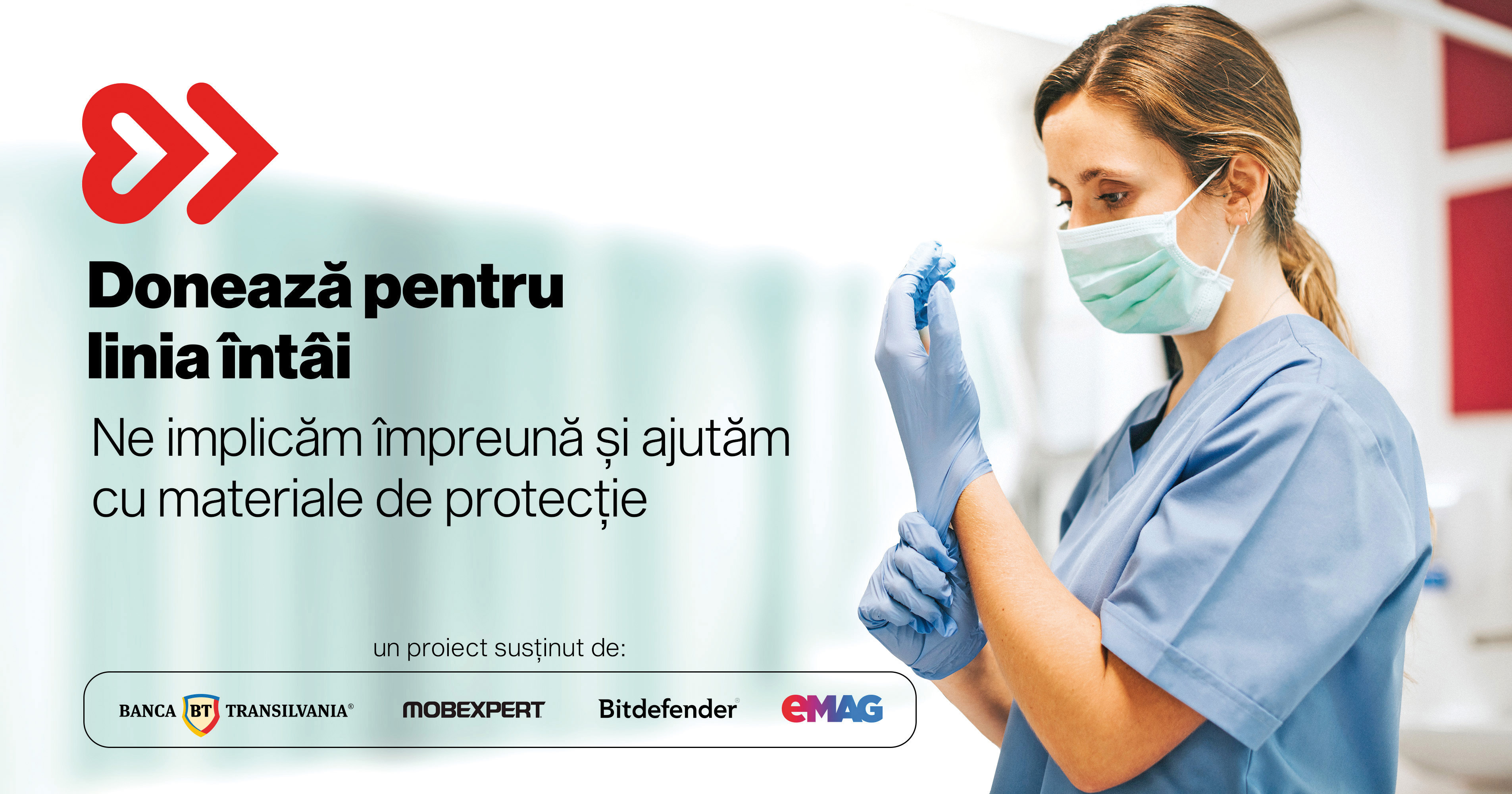 Donează pentru linia întâi