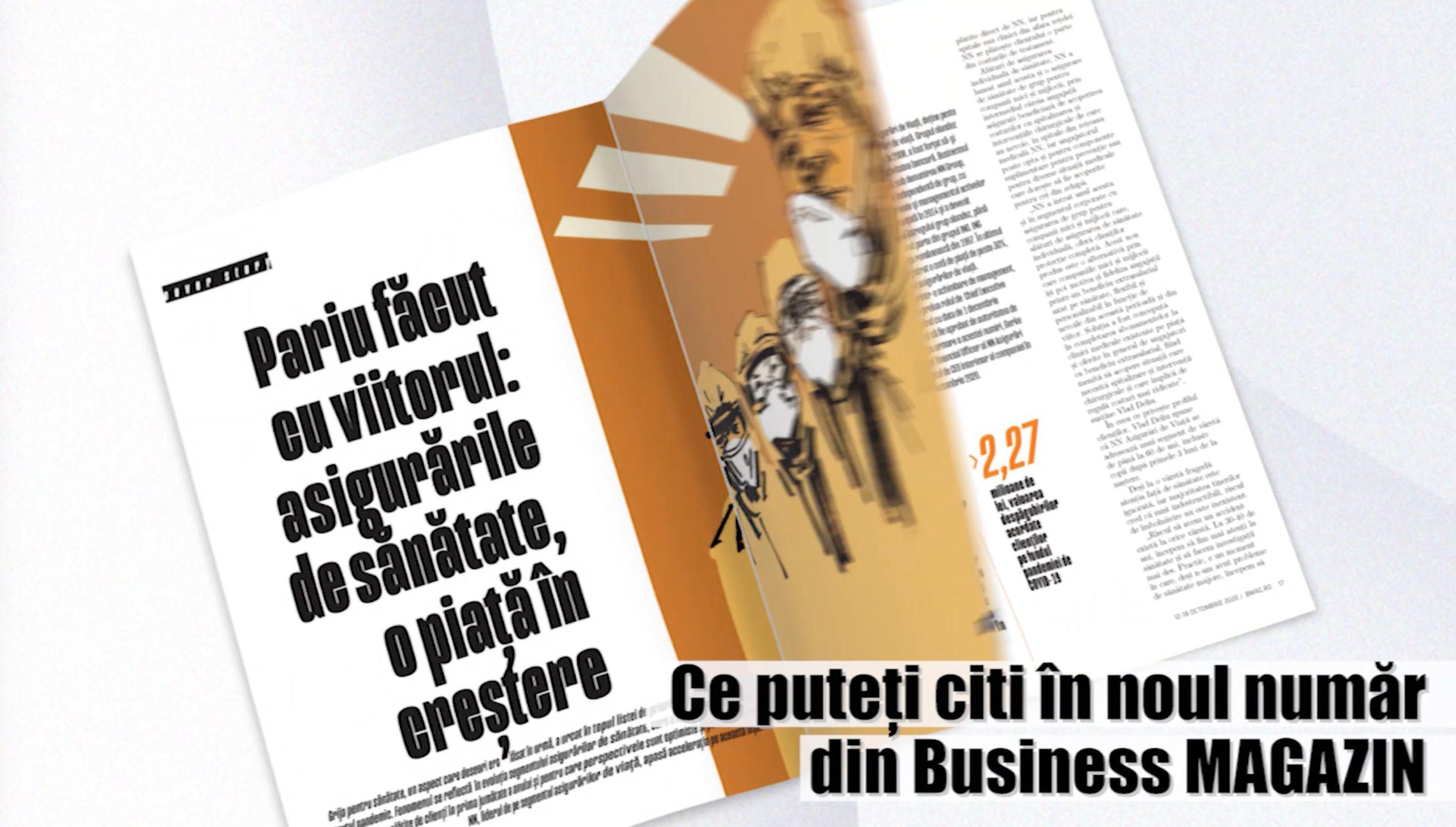 Ce puteți citi în noua ediție de Business MAGAZIN: Pariu cu viitorul: asigurările de sănătate, o piață în creștere - VIDEO