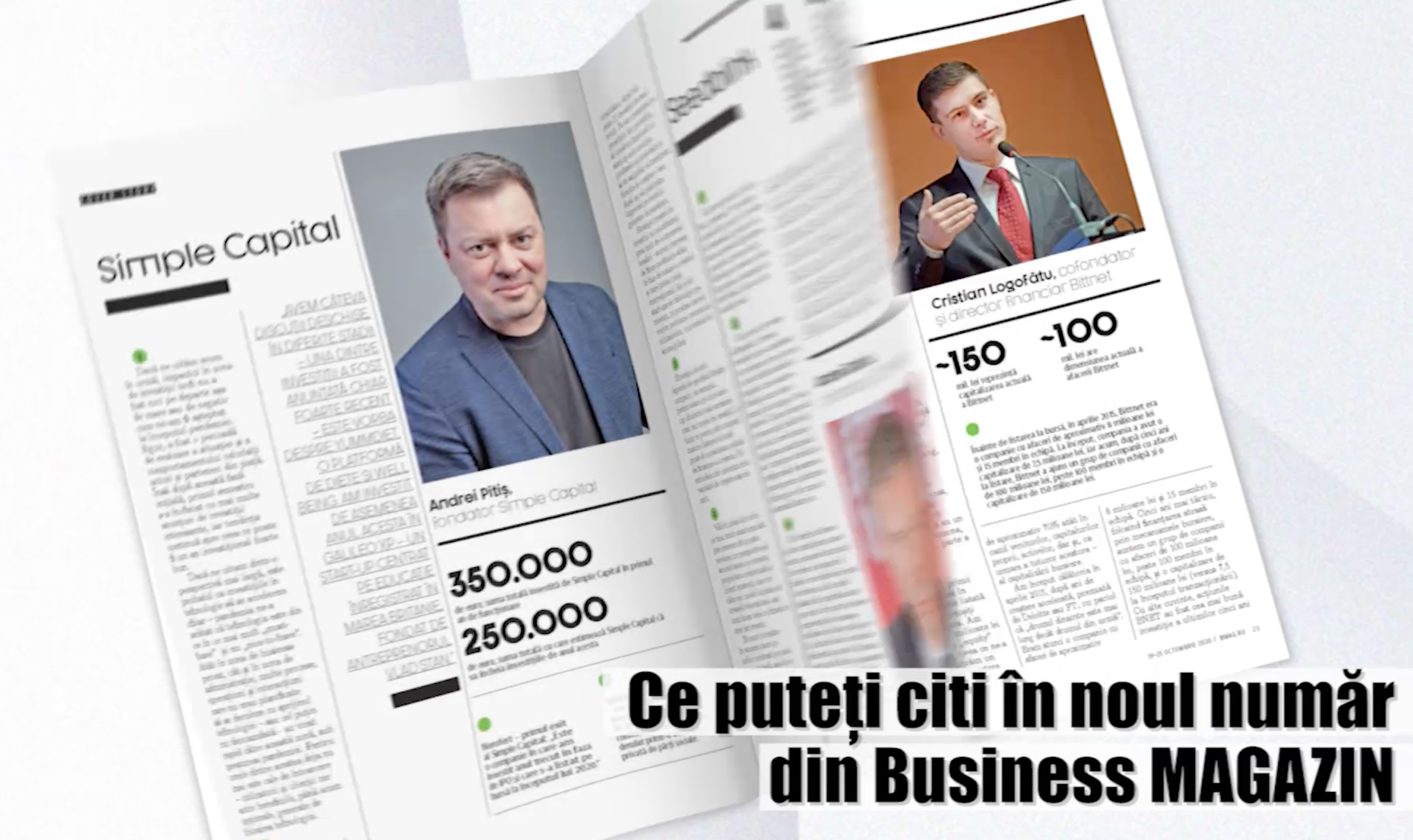 Ce puteți citi în noua ediție Business MAGAZIN - VIDEO