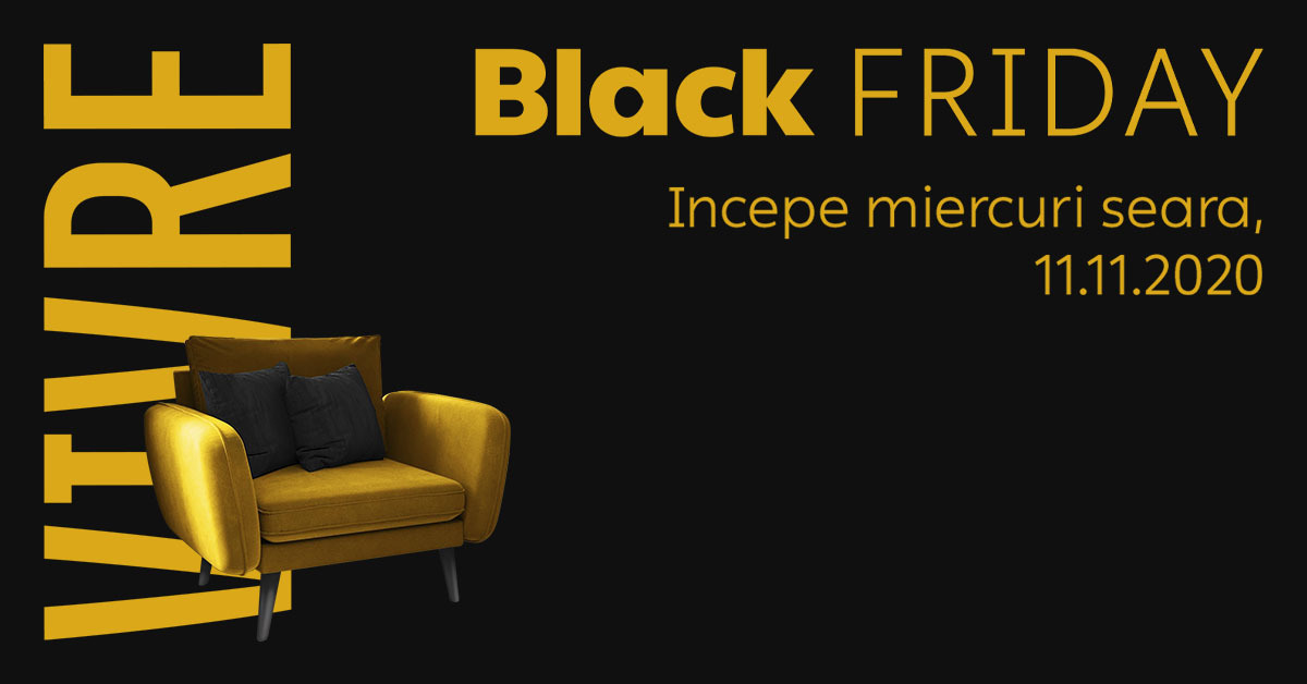 (P) Black Friday începe mâine seară pe Vivre.ro, cu zeci de mii de produse la reducere